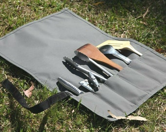 Camping Utensil Cutlery Roll L6 Grey