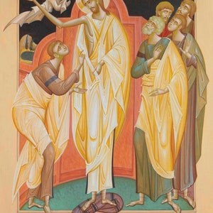 Handmade Mounted Icon | Thomas Sunday. St Thomas the Apostle