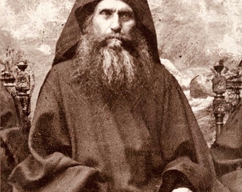 Handmade Mounted Icon St. Silouan the Athonite and Saying: - Etsy