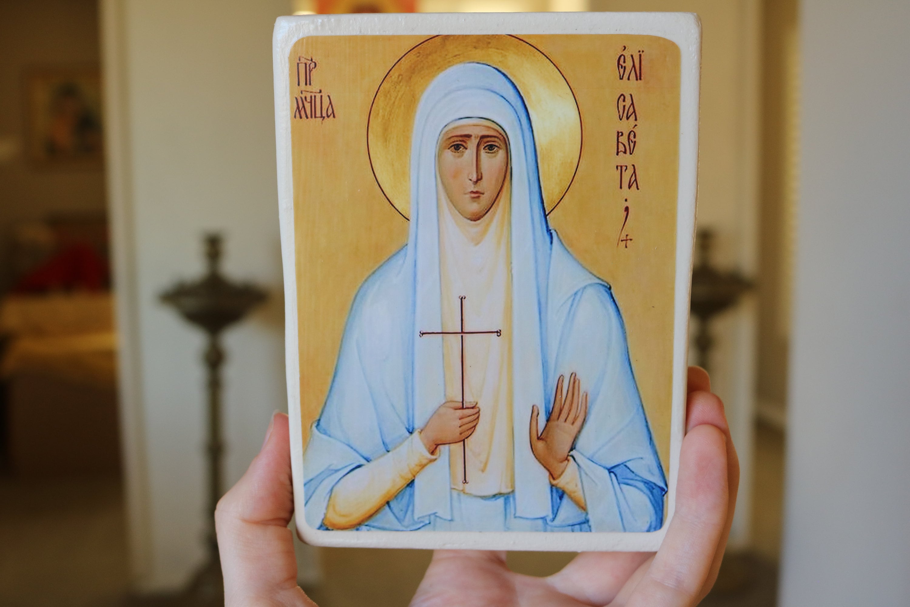 Handmade Mounted Icon | St Elizabeth the New Martyr