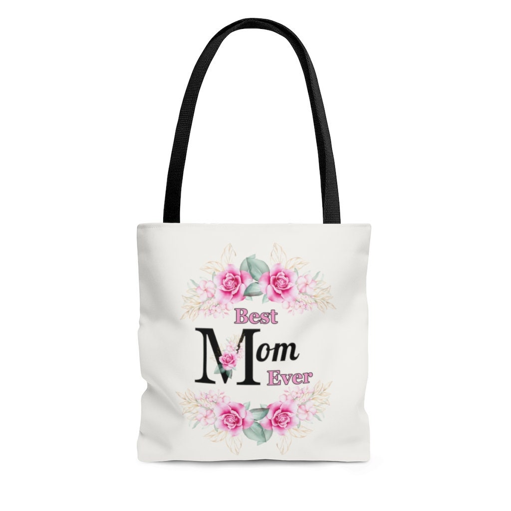 Best Mom Ever Tote Bag Tote Bag For Mother Weekender Bag Etsy