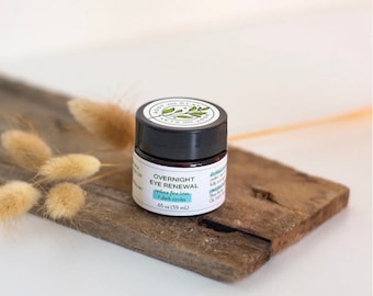 Overnight Eye Renewal - Eye Cream - Organic Eye Cream - Natural Eye Cream - Undereye Circle - Anti-Aging - Fine Lines - Wrinkles