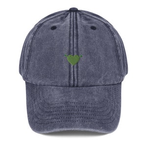 Denim Look Shart (Shrek Heart) Embroidered Hat