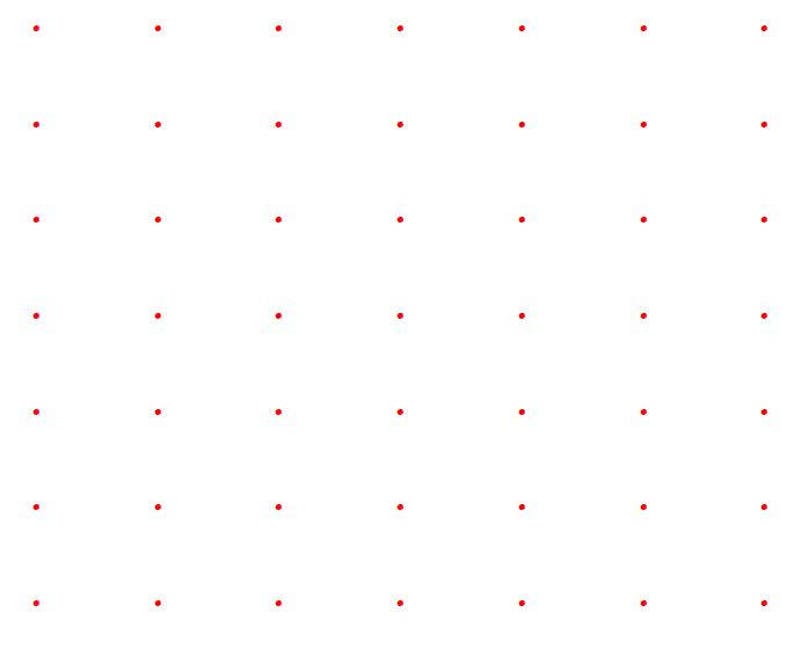 Dot Grid Paper Red 8.5 x 11 5 per inch Printable - Etsy España