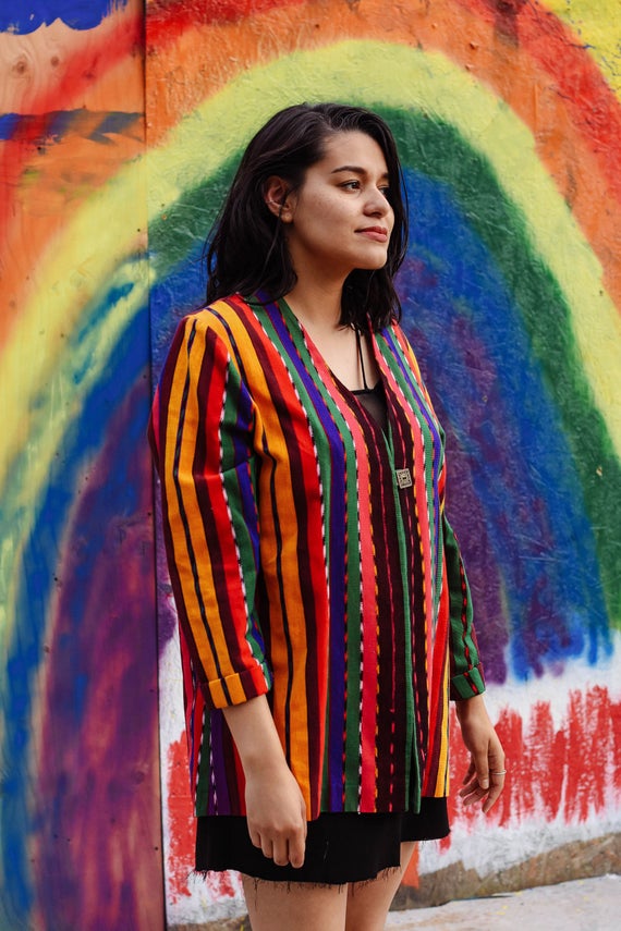 Rainbow Stripe Jacket