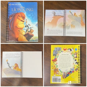 The Lion King || The Little Golden Book || Journal || Sketch book || Diary || Autograph book || Guest book || Spiral bound