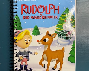 Rudolph the Red-Nosed Reindeer || The Little Golden Books || Journal || Sketch book || Diary || Autograph book || Guest book || Spiral bound