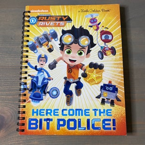 Rusty Rivets || The Little Golden Book || Journal || Sketch book || Diary || Autograph book || Guest book || Spiral bound