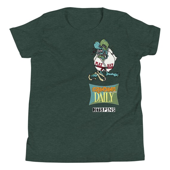 Youth Mat Rat Jiu Jitsu T Shirt Grappling Mma Judo Etsy