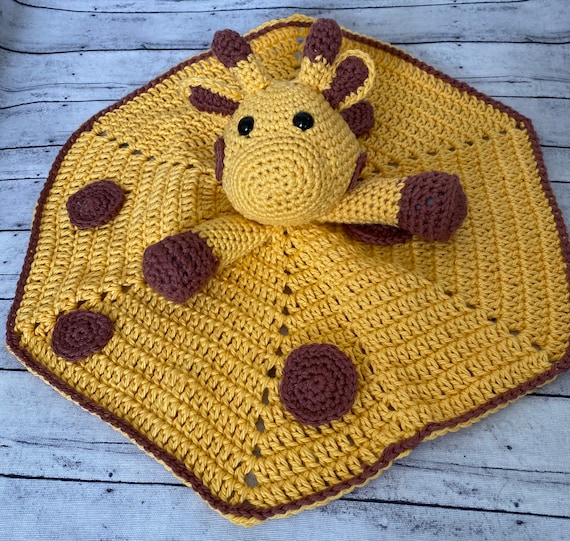 Adorable Giraffe Lovey...Baby blanket/toy