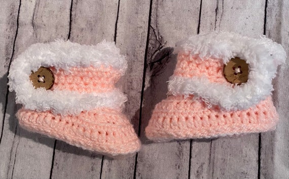 Handmade Crocheted Baby Booties