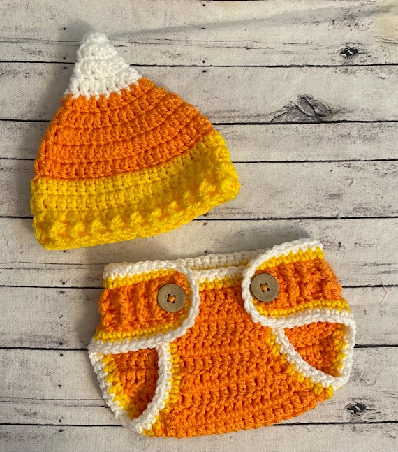 Handmade Baby*Ready to Ship*Halloween Candy Corn Set
