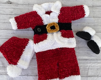 Handgemachtes Samtiges Weihnacht Outfit