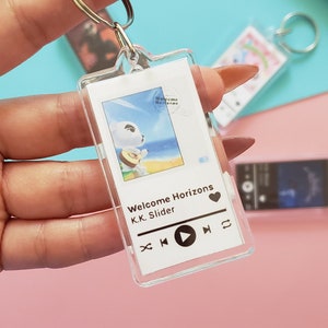 Fossil or Bell Bag Animal Crossing ACNH Snap Tab Keychain Leaf
