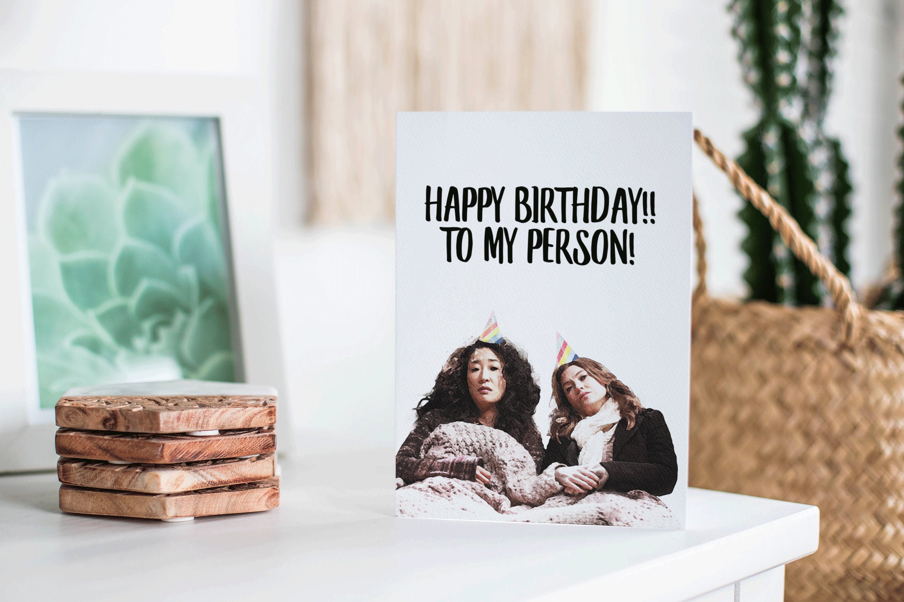 Happy Birthday To My Person Happy Birthday To My Person Greeting Card Grey's Anatomy | Etsy Nederland