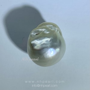 15mm x 17.5mm baroque shape natural sea water loose pearl south sea pearl beads indonesia pearl beads
