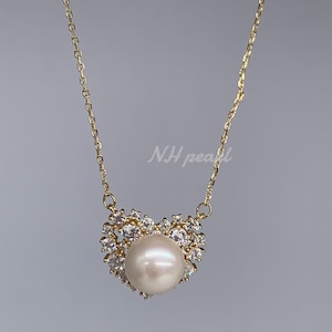 golden south sea pearl in s925 pendant necklace, drop gold seawater pearl, natural salt water pearl jewellery