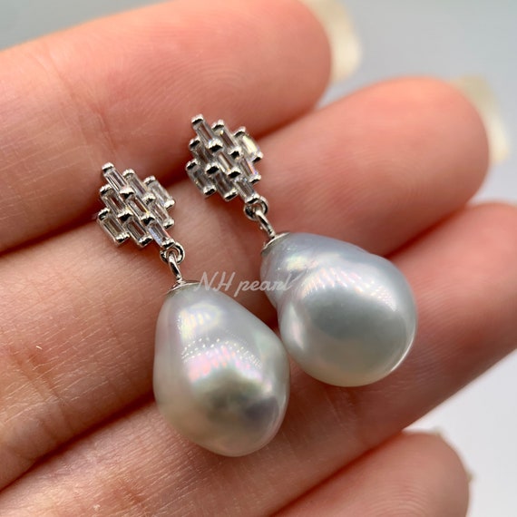 Silver Blue Baroque South Sea Pearl 