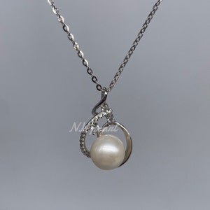 White  South Sea Pearl Pendant with s925 Silver