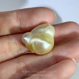 Unique shape natural baroqur sea water loose pearl south sea pearl beads indonesia pearl beads