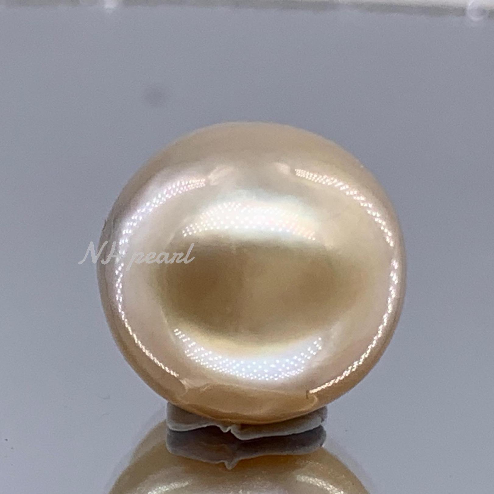 バロック南洋真珠 天然ゴールデンルースパール（13.6mm～18.6mm