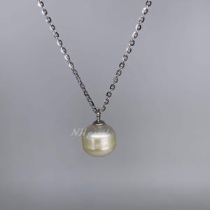 white South Sea Pearl Pendant with s925 Silver