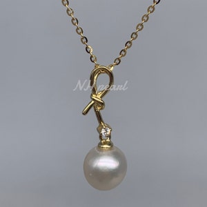 Golden south sea pearl pendant necklace