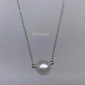 Champagne south sea pearl pendant necklace