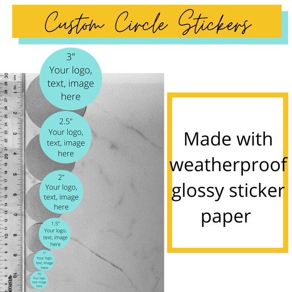 Custom Circle Stickers
