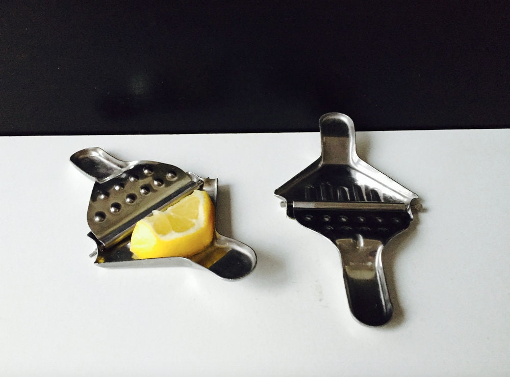 Vintage Citrus Lemon Squeezer Press Tea Bag Press Garlic Etsy