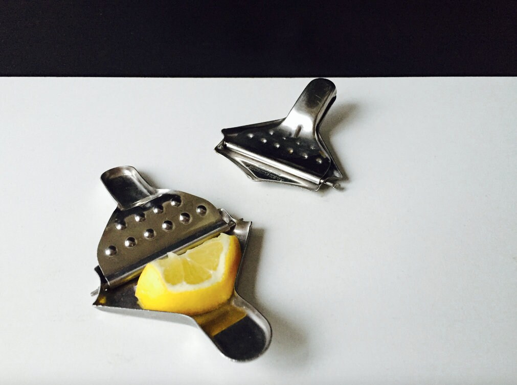 Vintage Citrus Lemon Squeezer Press Tea Bag Press Garlic Etsy
