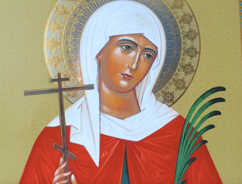 Holy Martyr Saint Valentina of Caesarea Orthodox Russian Etsy