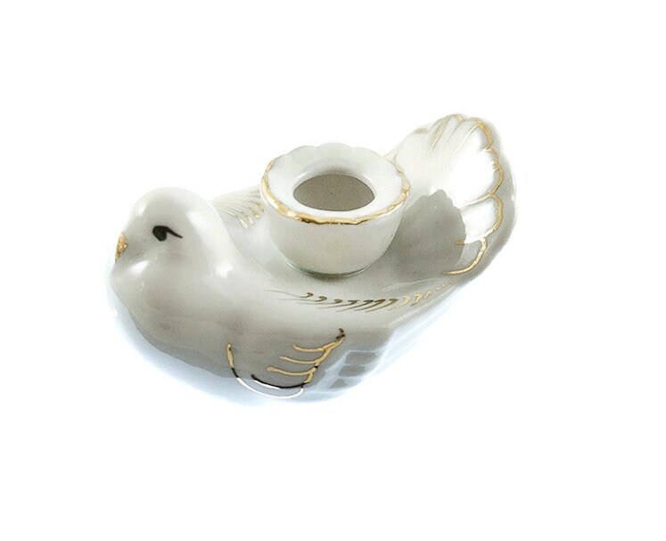 Holy Dove candle holder Ceramic animals Art ceramic candle Etsy