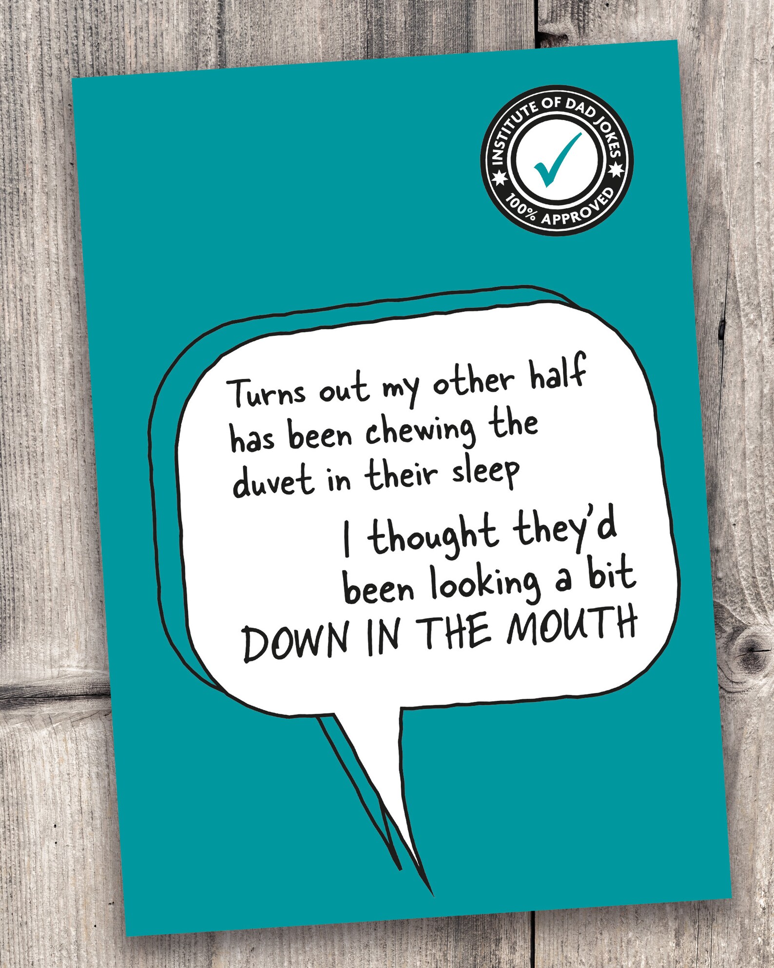 Colourful dad joke card pun card birthday card for dad | Etsy