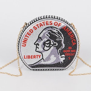 Rhinestone Coin Clutch