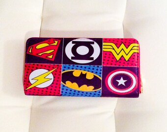 Superhero logo wallet