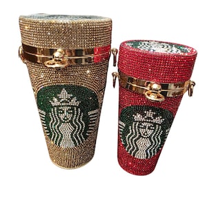 Rhinestone Starbucks Cup - Etsy New Zealand