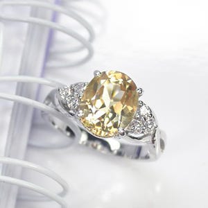 4.28 Natural imperial topaz ring silver sterling wedding ring size us 7.0 and free resize all size.