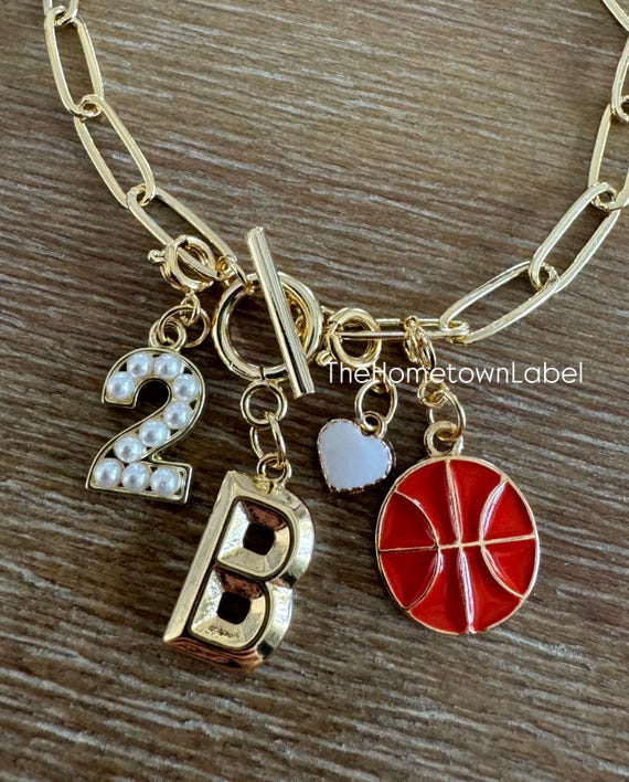 Sports necklace charms sale
