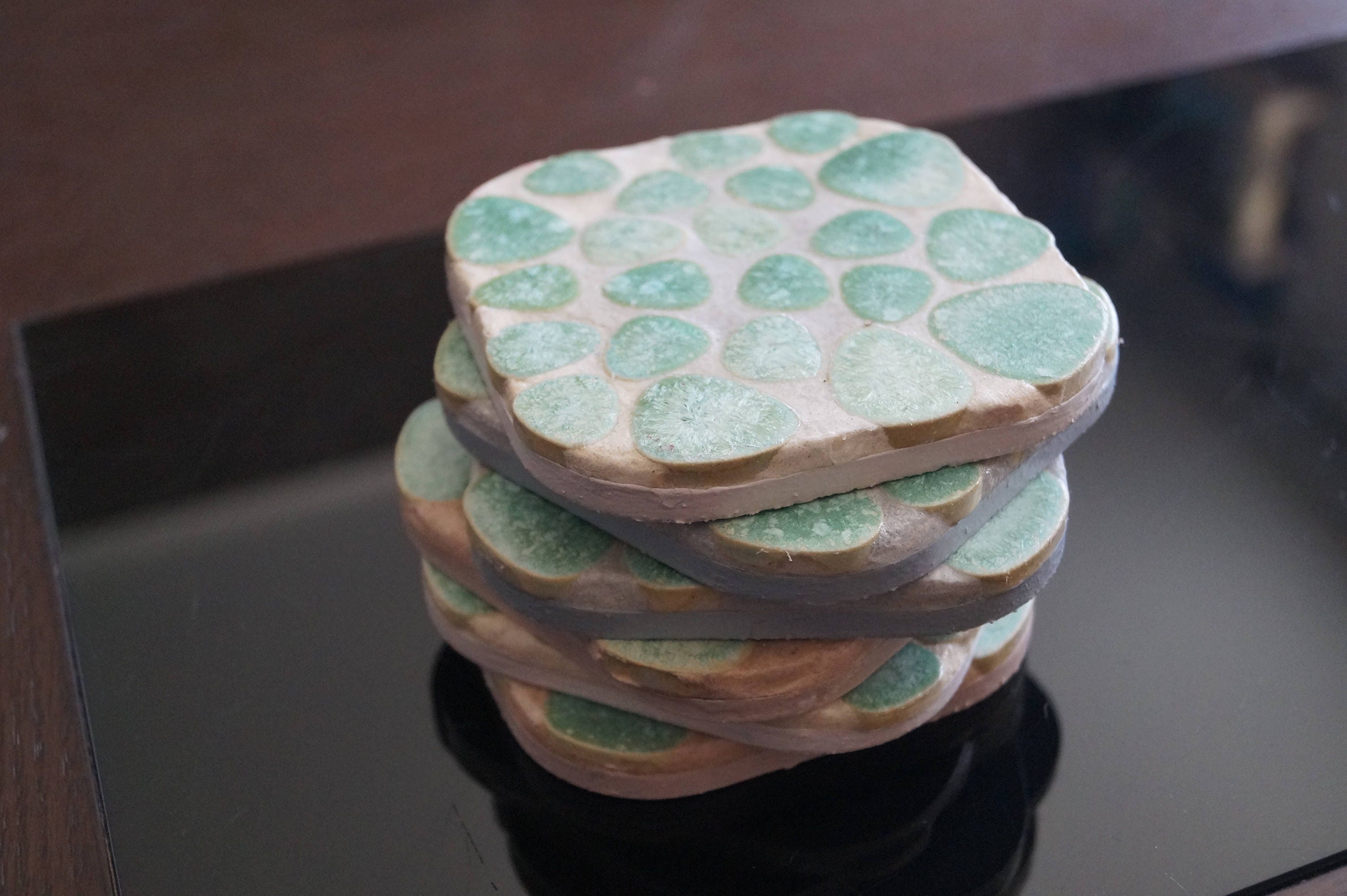 6 Sous Verres En Mosaïque