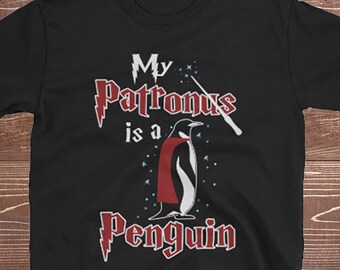 GIFT FOR ANY CHILD /& NAMED TOO PENGUIN CUTE PERSONALISED KIDS T-SHIRT