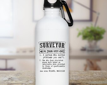 Surveyor Travel Mug Etsy - surveyor gift surveyor mug travel mug dictionary definition 20 oz steel water bottle vacuum cup glass