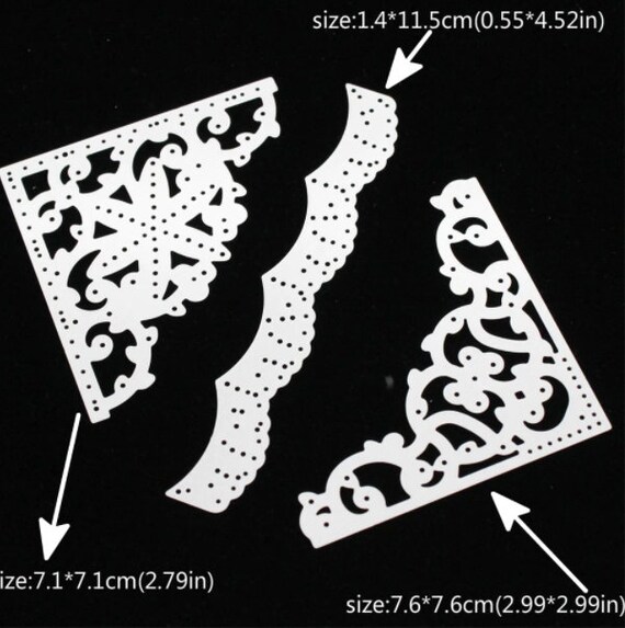 Cutting Dies for Card Making,Metal Die Cuts Set,Lace Square Cut Stencils  Embossing Paper Dies for DIY Scrapbooking Album Arts Crafts Decoration  Photo