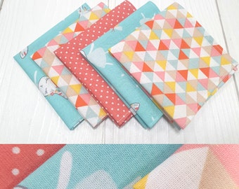 Zero waste washable and reusable cotton fabric handkerchiefs