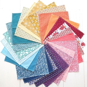 Small handkerchiefs in zero waste washable cotton fabric Surprise pack image 1