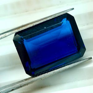 Natural Genuine Tanzanite Octagon Cut Gemstone For Jewelry & Ring AAA Quality, Certified&quot; Loose Stone