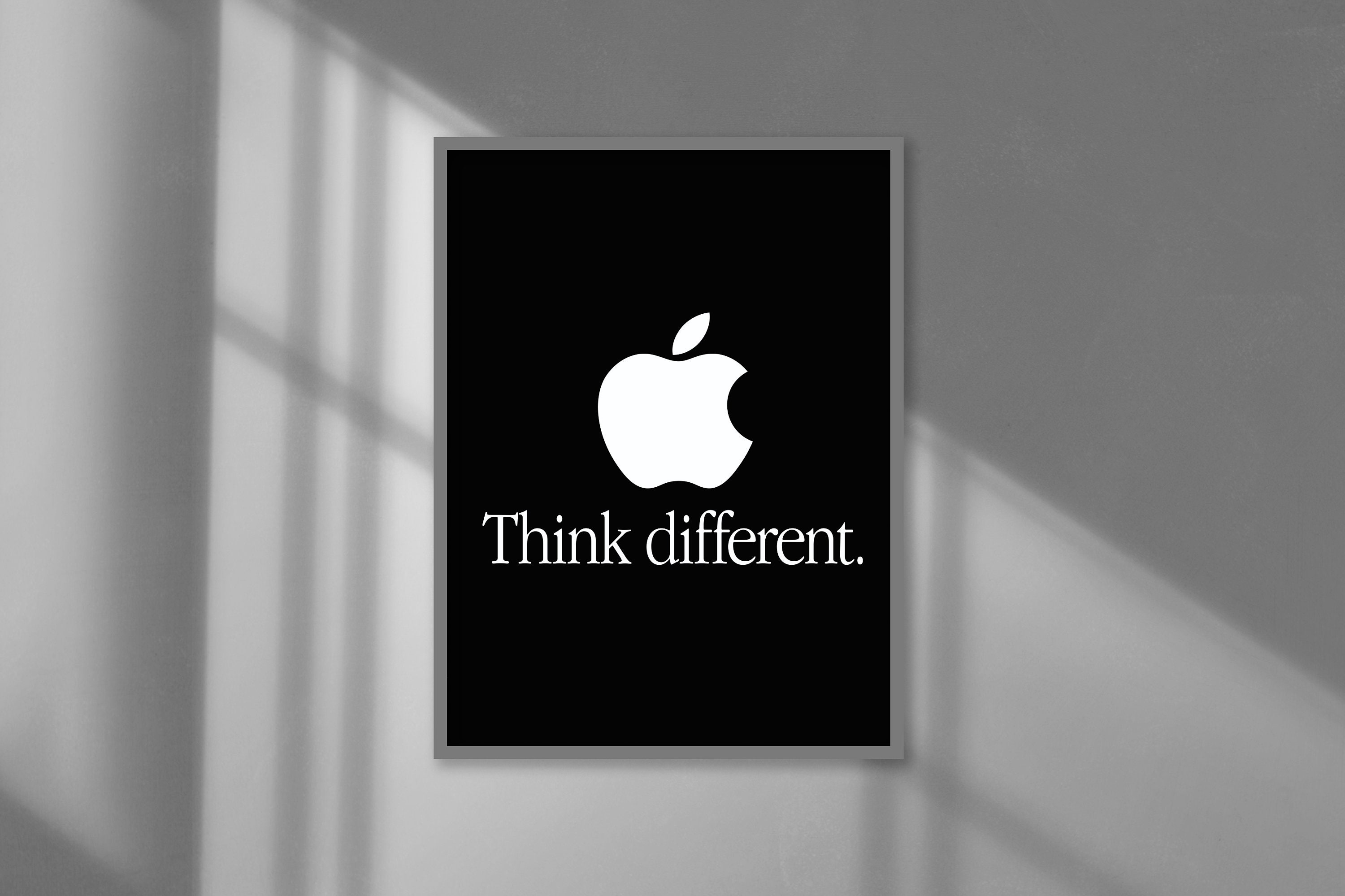 Think apple. реклама apple think different. слоган apple think different. обои apple think different. слоган компании apple.