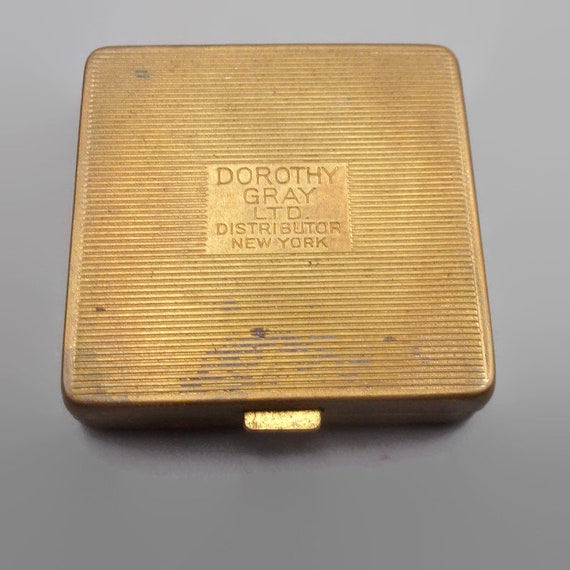 Dorothy Gray Vintage Full Rouge Compact, Gold Ori… - image 6
