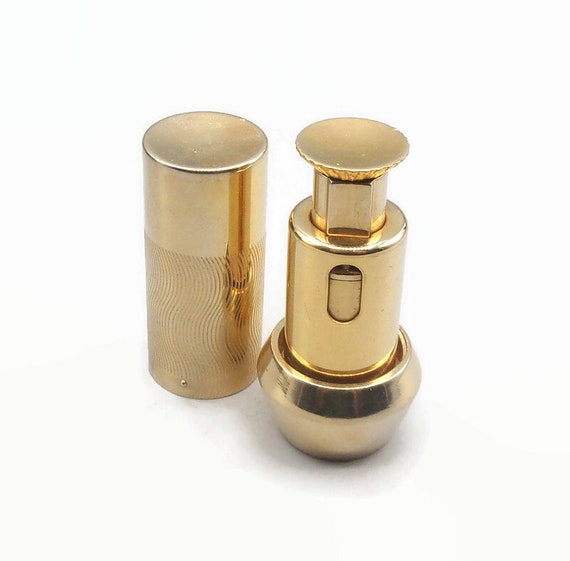 Vintage DeVilbiss Perfume Bottle Atomizer Gold Pu… - image 2