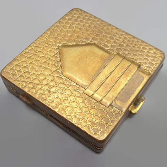 Dorothy Gray Vintage Full Rouge Compact, Gold Ori… - image 2